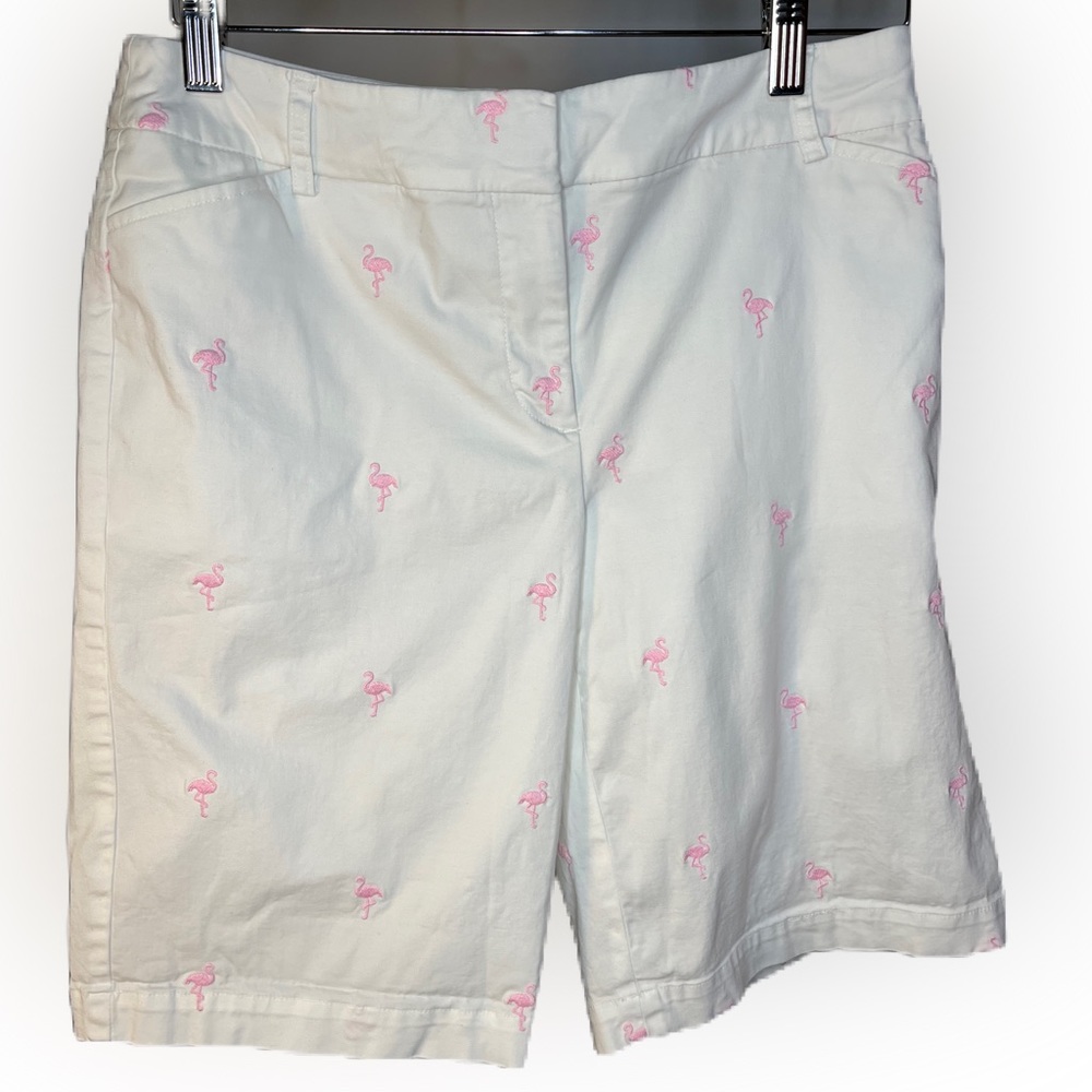 Charter Club Shorts flamingos 4